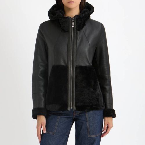 Shearling Reversible Hooded Bomber - NÂ°Â· Eleven - Modalova