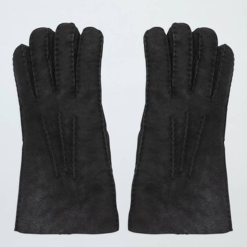 Black Shearling Gloves - NÂ°Â· Eleven - Modalova
