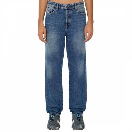 Mid Blue D Rekiv Wide Stretch Jeans - Diesel - Modalova