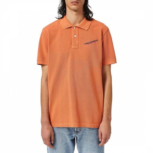 Burnt Orange Smith Cotton Polo Top - Diesel - Modalova