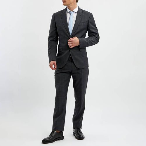 Navy Wool Blend Suit - Hackett London - Modalova