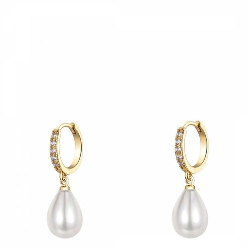 K Tear Drop Essential Pearl Earrings - Chloe Collection by Liv Oliver - Modalova