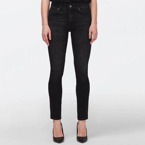 Black Roxanne Skinny Stretch Jeans - 7 For All Mankind - Modalova