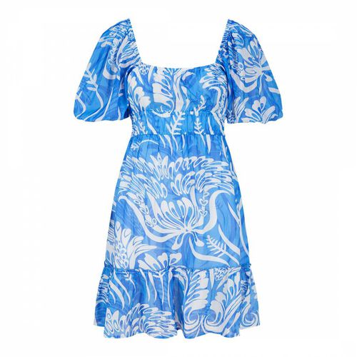 Raffi Mini Dress Aegean Blue - Pranella - Modalova