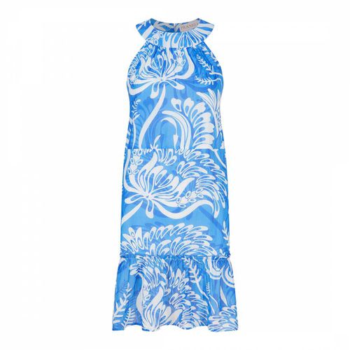 Sarina Mini Dress Aegean Blue - Pranella - Modalova