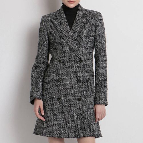 Double Breasted Wool Blend Blazer Dress - Theory - Modalova