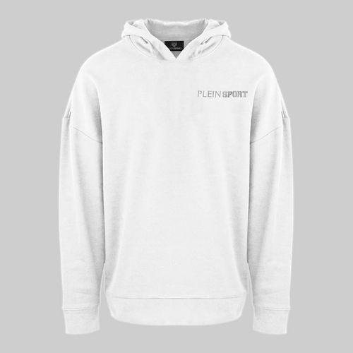 White Hooded Logo Sweatshirt - Philipp Plein - Modalova