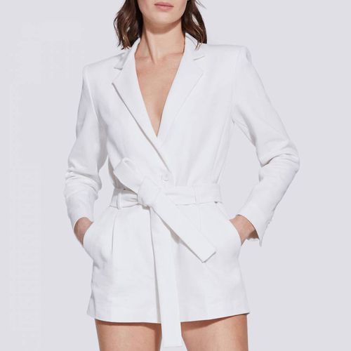 White Hana Cotton Blend Playsuit - IRO - Modalova