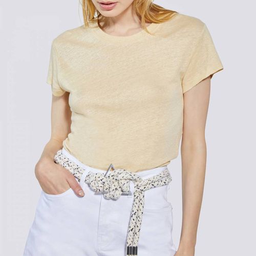 Yellow Third Linen T-Shirt - IRO - Modalova