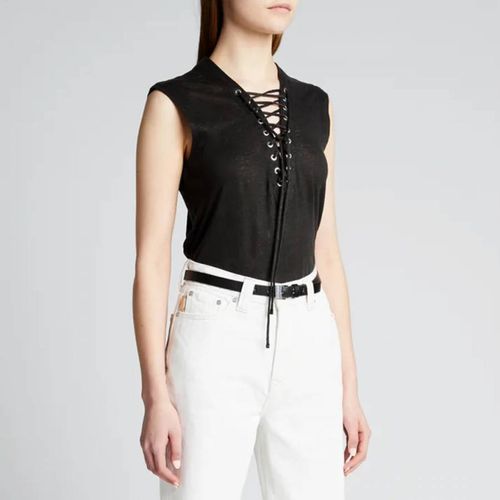 Black Handrea Linen Vest Top - IRO - Modalova