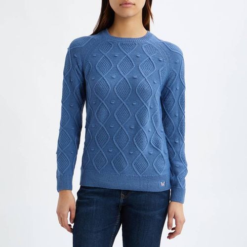 Blue Bubble Wool Blend Jumper - Crew Clothing - Modalova