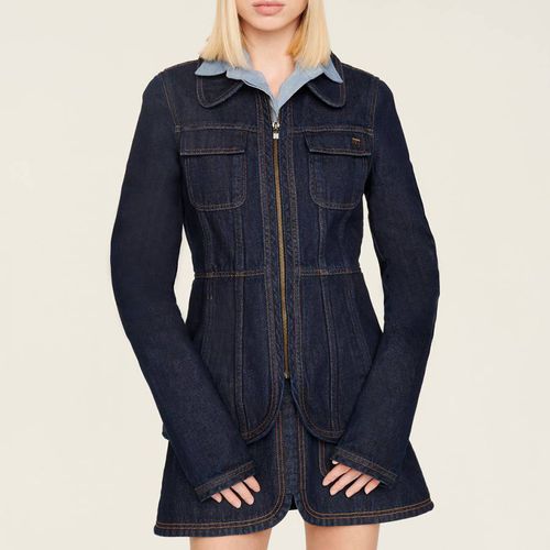 Blue Denim Tailored Jacket - Sonia Rykiel - Modalova