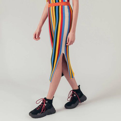 Striped Silk Blend Pencil Skirt - Sonia Rykiel - Modalova