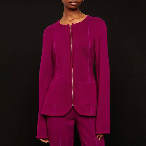 Bright Pink Full Zip Tailored Top - Sonia Rykiel - Modalova