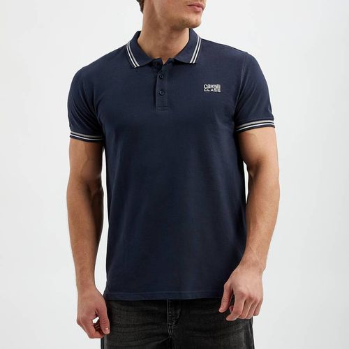 Navy Small Crest Polo Top - Cavalli Class - Modalova