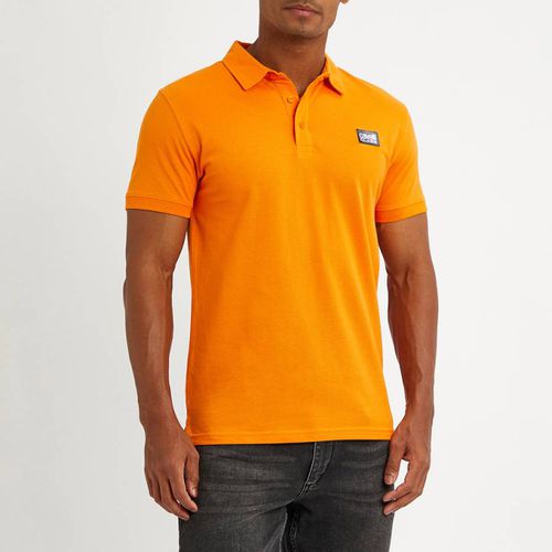 Orange Small Branded Polo Top - Cavalli Class - Modalova