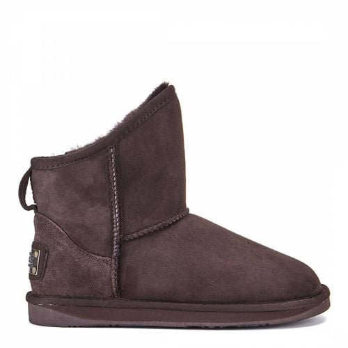 Brown Cosy Short Sheepskin Boots - Australia Luxe Collective - Modalova