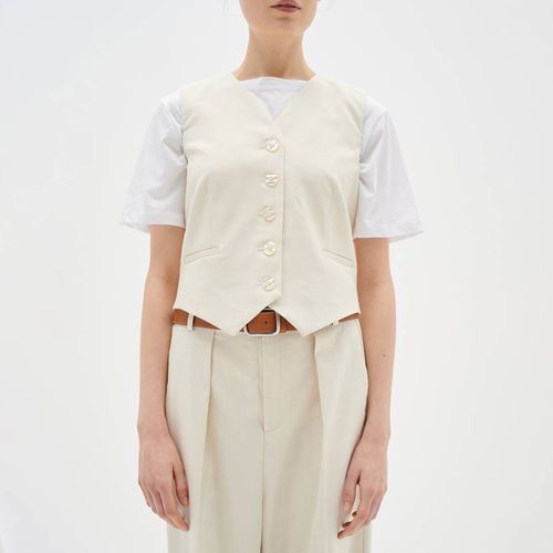Beige Kyrah Waistcoat - Inwear - Modalova