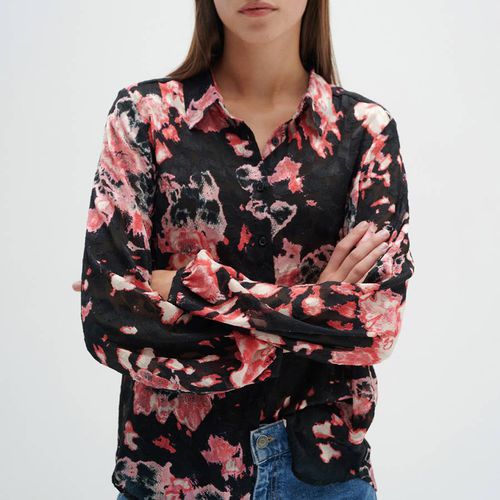 Black Floral Basira Shirt - Inwear - Modalova