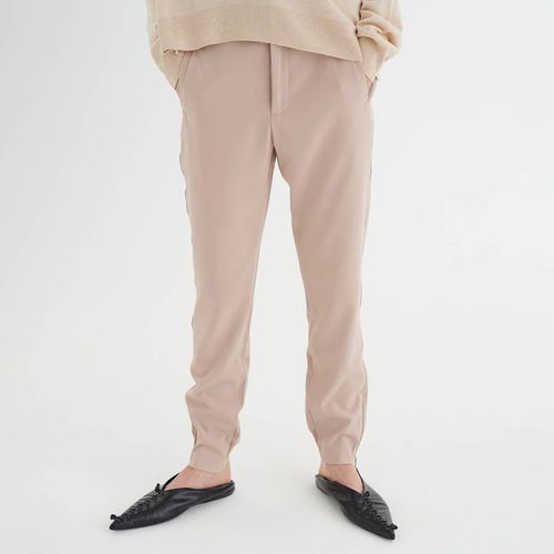 Beige Nica Straight Leg Trousers - Inwear - Modalova