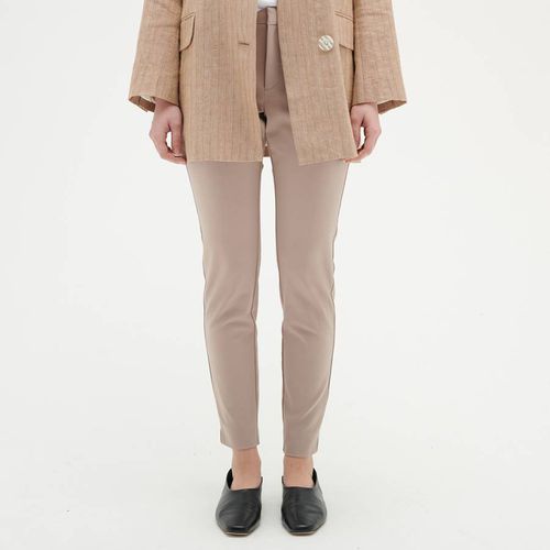 Taupe Vanessa Slim Fit Cotton Trouser - Inwear - Modalova