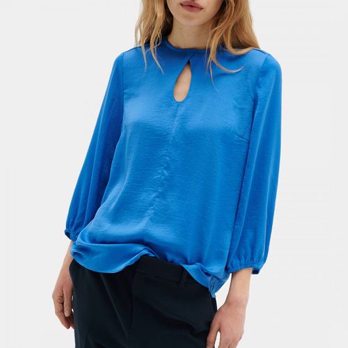 Royal Blue Dota Blouse - Inwear - Modalova