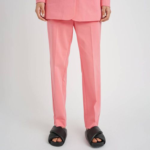 Pink Zella Cotton Blend Trousers - Inwear - Modalova