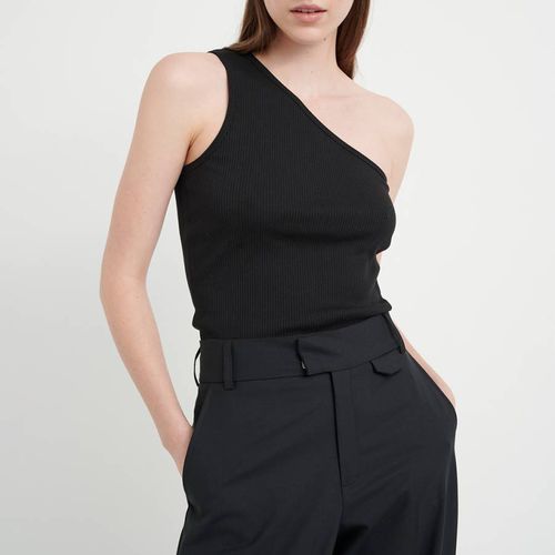Black Dagna Asymmetric Cotton Top - Inwear - Modalova
