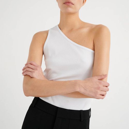 White Dagna Asymmetric Cotton Top - Inwear - Modalova