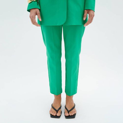 Green Zella Cotton Blend Trousers - Inwear - Modalova