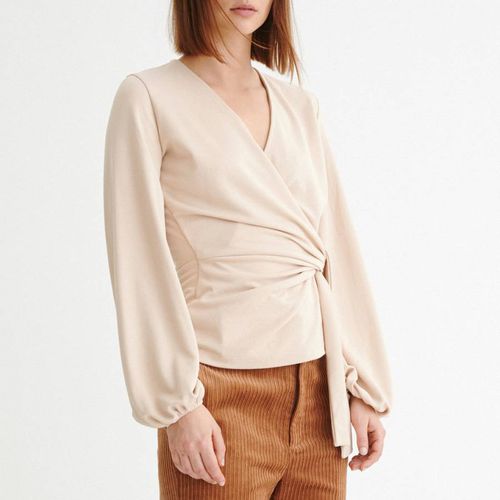 Beige Catja Wrap Blouse - Inwear - Modalova