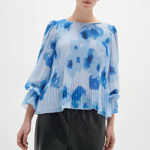 Blue Floral Desdra Blouse - Inwear - Modalova