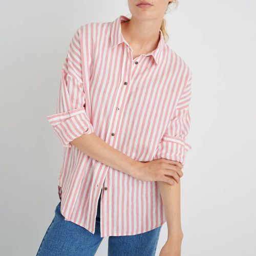 Multi Amos Stripe Linen Blend Shirt - Inwear - Modalova