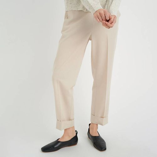 Beige Naxa Turn-up Trouser - Inwear - Modalova