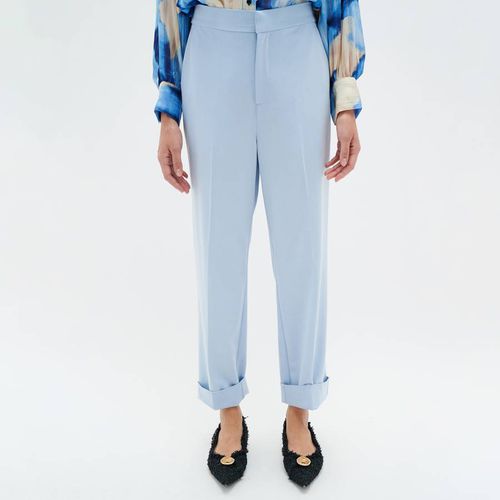Blue Naxa Turn-up Trousers - Inwear - Modalova