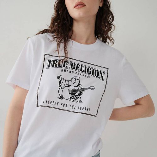 Crystal Graphic Boyfriend Cotton T-Shirt - True Religion - Modalova