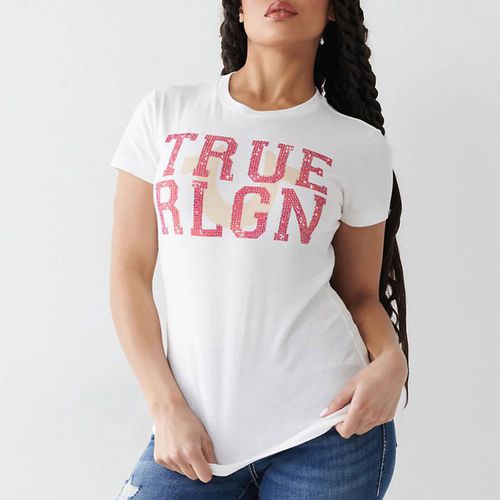 Crystal Graphic Cotton T-Shirt - True Religion - Modalova