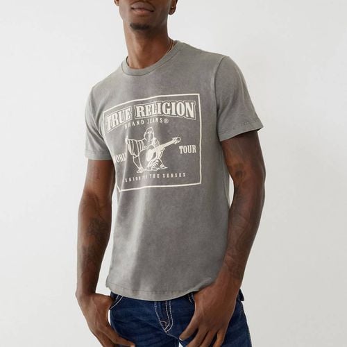 Grey Mineral Graphic Cotton T-Shirt - True Religion - Modalova