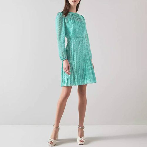 Blue Aria Diamond Print Mini Dress - L K Bennett - Modalova