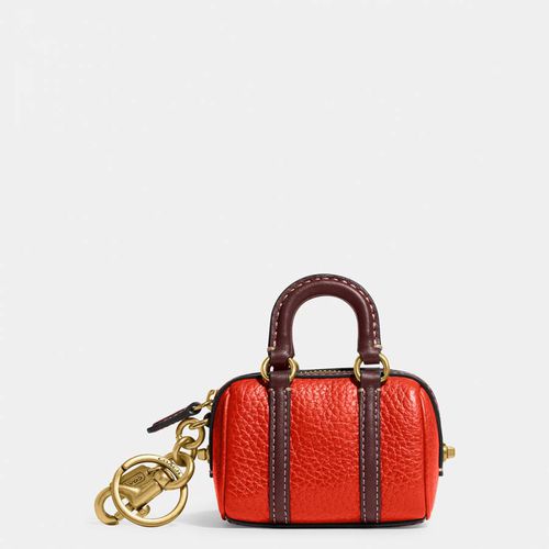 Orange Mini Ruby Satchel Bag Charm - Coach - Modalova