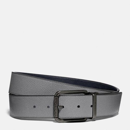 Washed Steel Midnight Roller Buckle Cut-To-Size Reversible Belt - Coach - Modalova