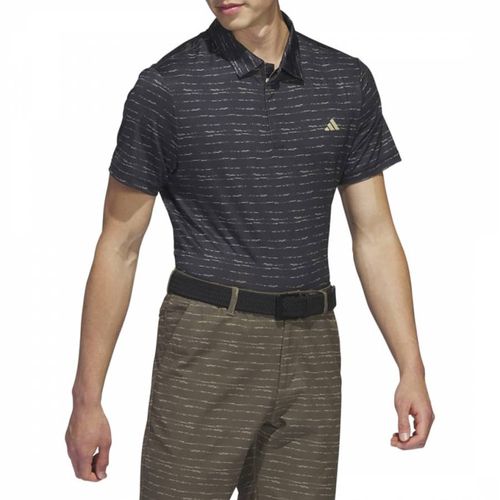 Striped Zip Up Golf Polo Shirt - Adidas Golf - Modalova