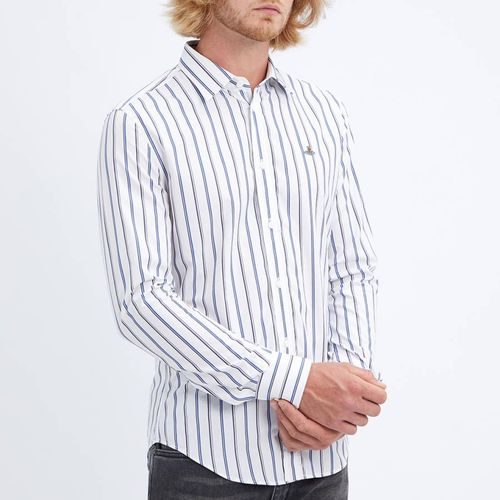 White Striped Cotton Shirt - Vivienne Westwood - Modalova