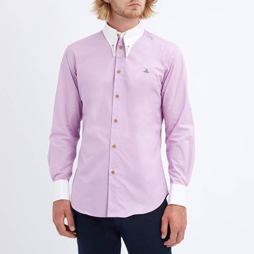 Pink Clip Neck Cotton Shirt - Vivienne Westwood - Modalova