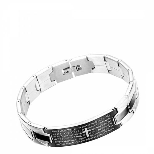 And Black Two Tone Spiritual Bracelet - Stephen Oliver - Modalova