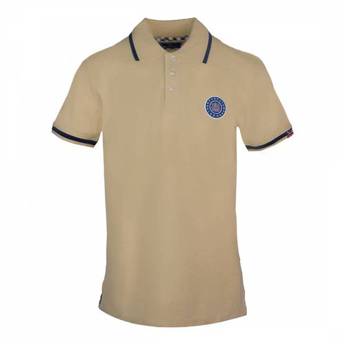 Sand Patch Logo Cotton Polo Shirt - Aquascutum - Modalova