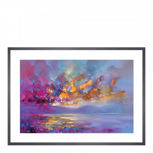 Magenta Refraction 60x80cm Framed Print - Scott Naismith - Modalova