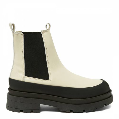 Cream Trento Leather Ankle Boots - Oliver Sweeney - Modalova