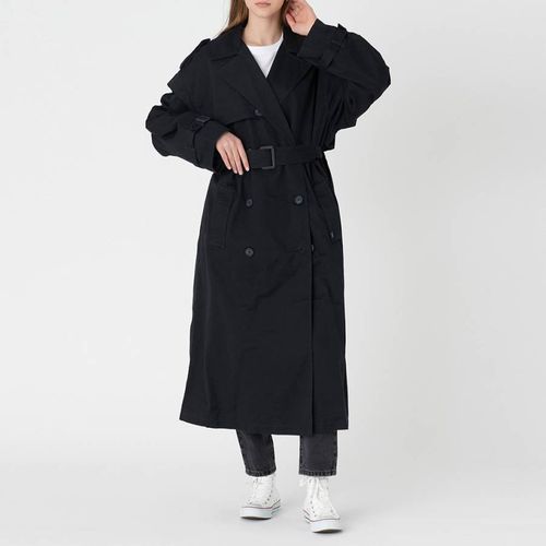 Navy Slacker Cotton Trench Coat - Levi's - Modalova