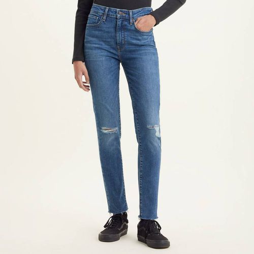 Mid 721™ High Rise Skinny Stretch Distressed Jeans - Levi's - Modalova